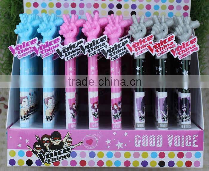 China good voice pen shape pen holder shape custom shape pen