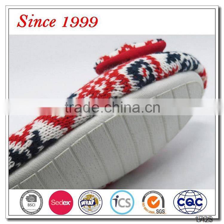 2016 popular PU rivet ladies fashion ballerina flats shoes wholesale