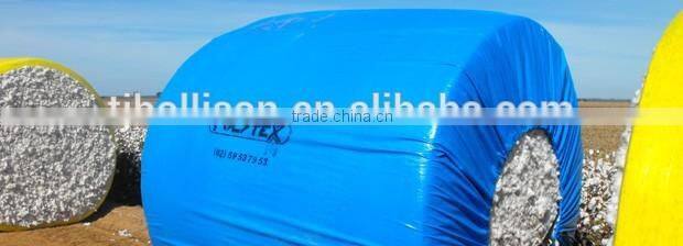 Round Bale Ratch-e-Tarp,Custom Blue Round Tarps Plastic Cover For Cotton