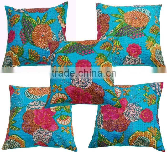 Kantha Cushion Covers Design Pattern