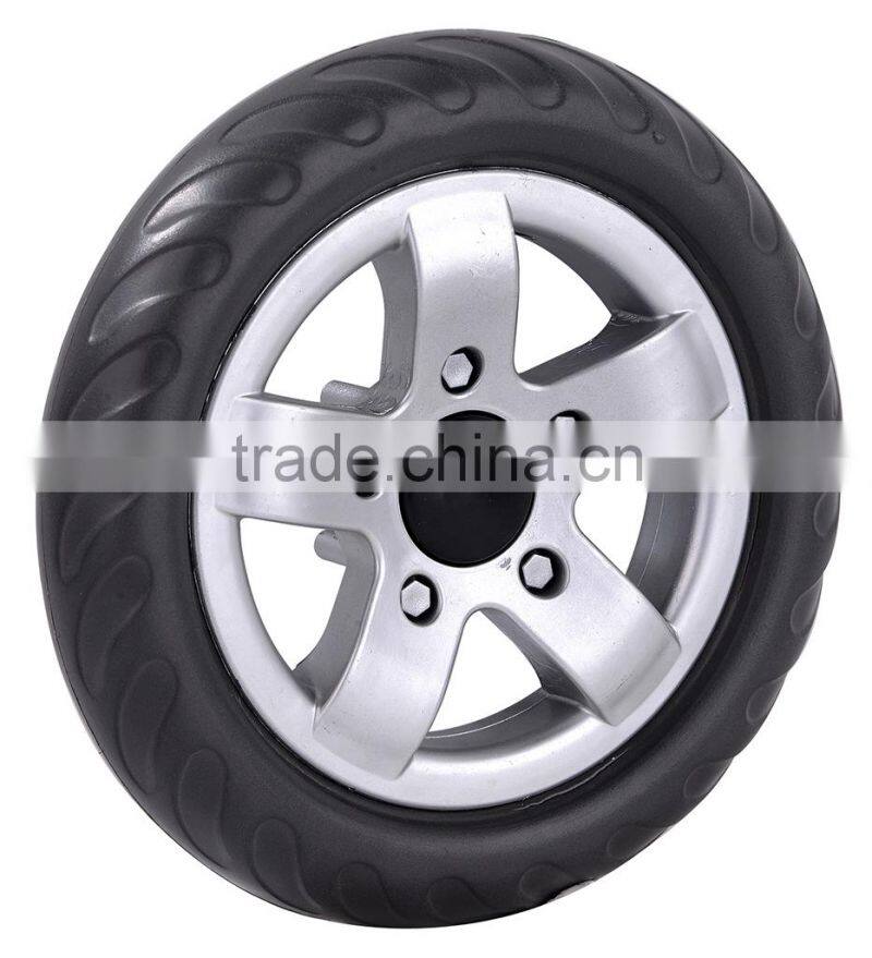 6" plastic wheel baby stroller wheel 6 inch wheels for baby carriage