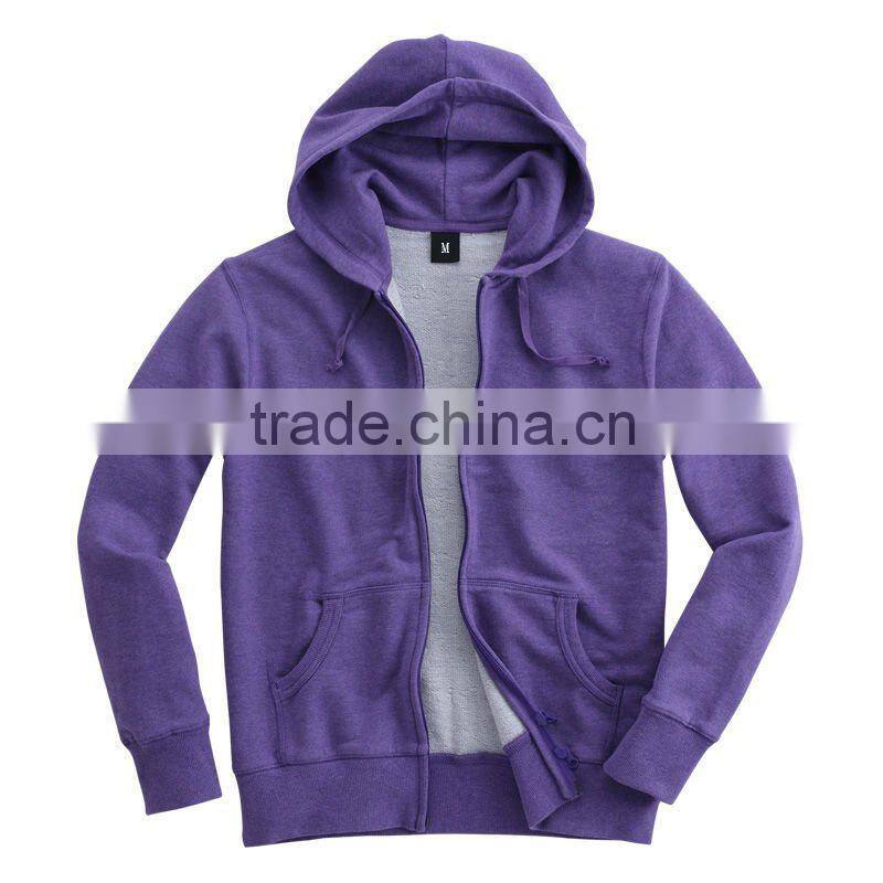 Mens Zipped and Hooded Sweatshirt Available for Custom Style