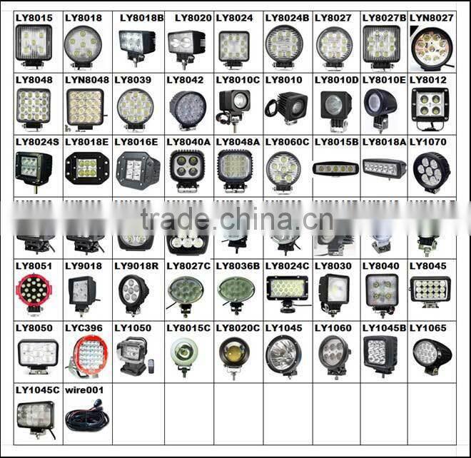 7 inch 50W high power handheld led rechargeable work lamp with remote control