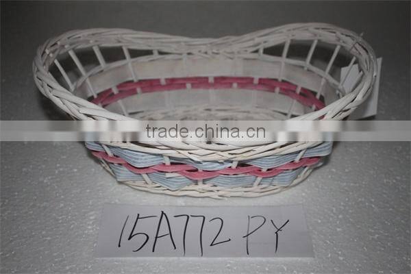 willow tray; wicker basket; wooden storage basket