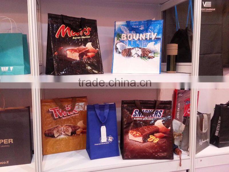 Reusable ECO shopping bag with logos