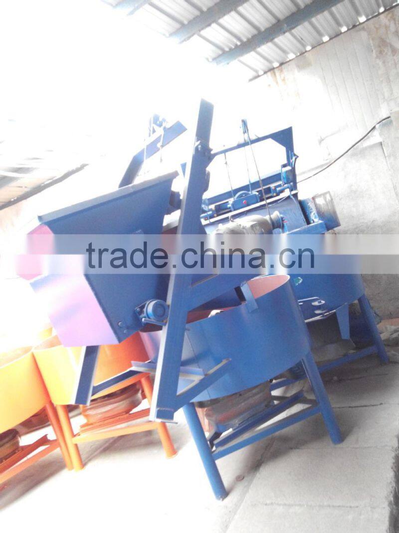 JD350/JD500 pan mixer concrete batching plant plant