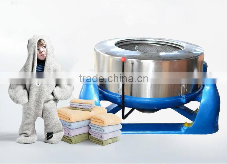 Semi-automatic three legs centrifugal exractor for laundry