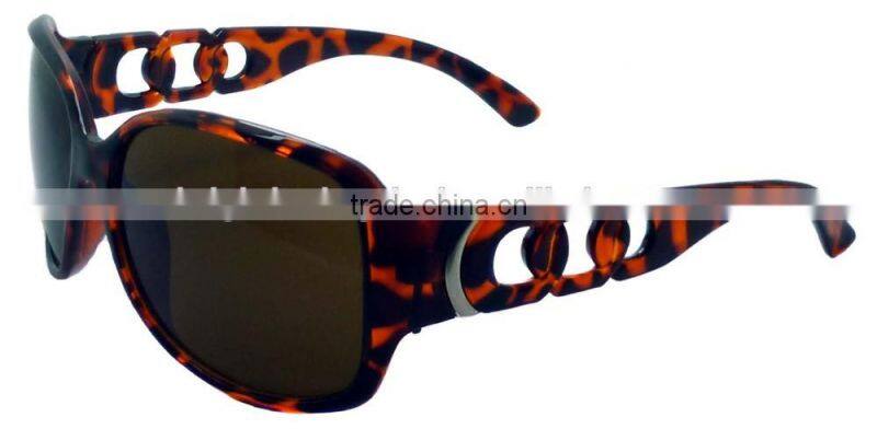 Brightlook 2015 newest CE&FDA brown lense with demi frames colorful sunglasses