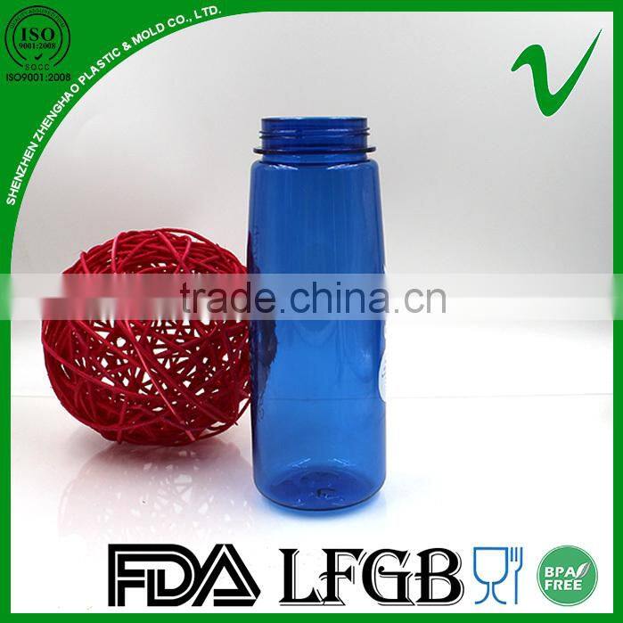 Food grade PCTG round empty clear water drink 700ml plastic bottle