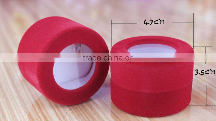 High-grade Cheap Velvet Ring Boxes Jewelry Case