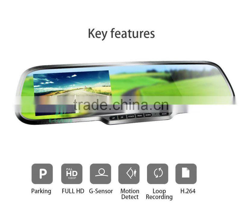 4.3 inch Monitor CE RoHS Hot Selling Car Auto Dimming Rearview Mirror