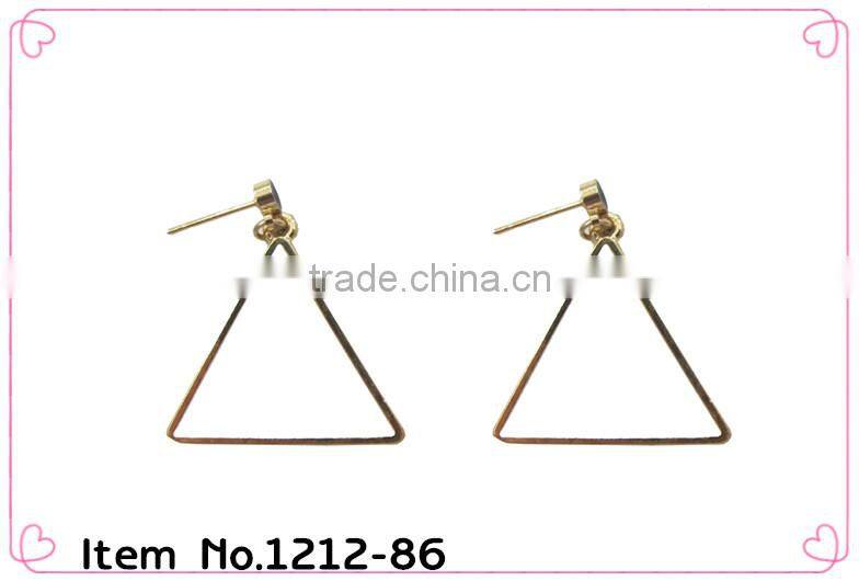 triangle shaped earrings