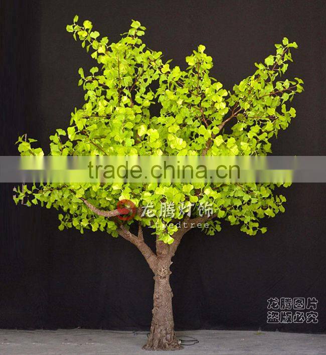 High simulation trunk tree light hotel decoration