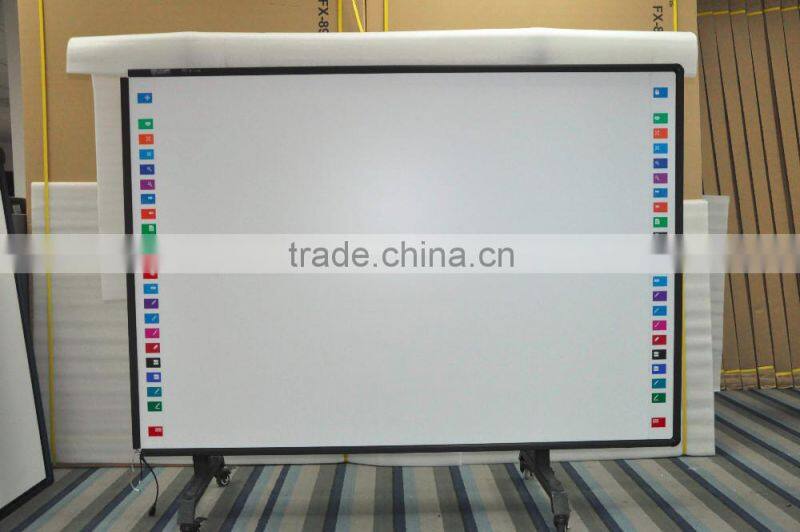 Narrow frame design electronic whiteboard/best interactive white board prices