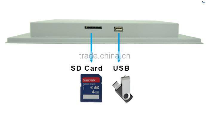 14 inch full hd portable lcd digital signage bus advertising screen