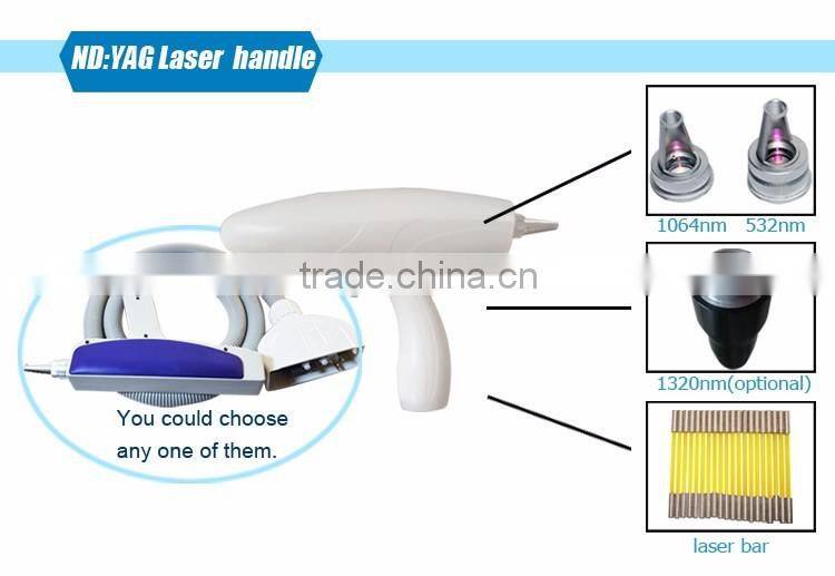 vertical multifunctional long pulsed nd yag laser hair removal for salon use