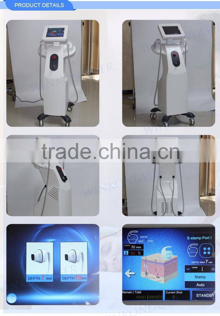2017 Newest painless body shaping 2 years warranty ultralift hifu liposonix machine for weight loss