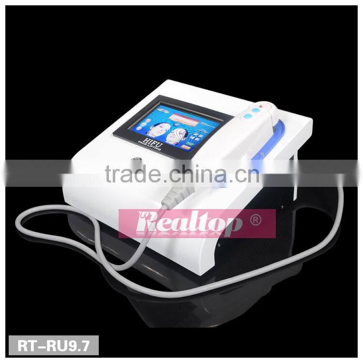 Portable hifu machine high intensive focus ultrasonic knife facial care skin tightening ultra age hifu face lift machine