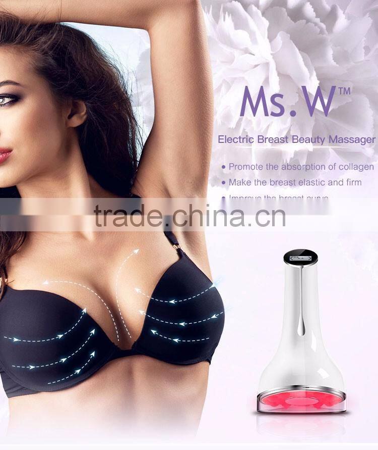 New Christmas Gift Hot Breast Massage Video Machine Women Chest Lift Vibration Theapy Massager