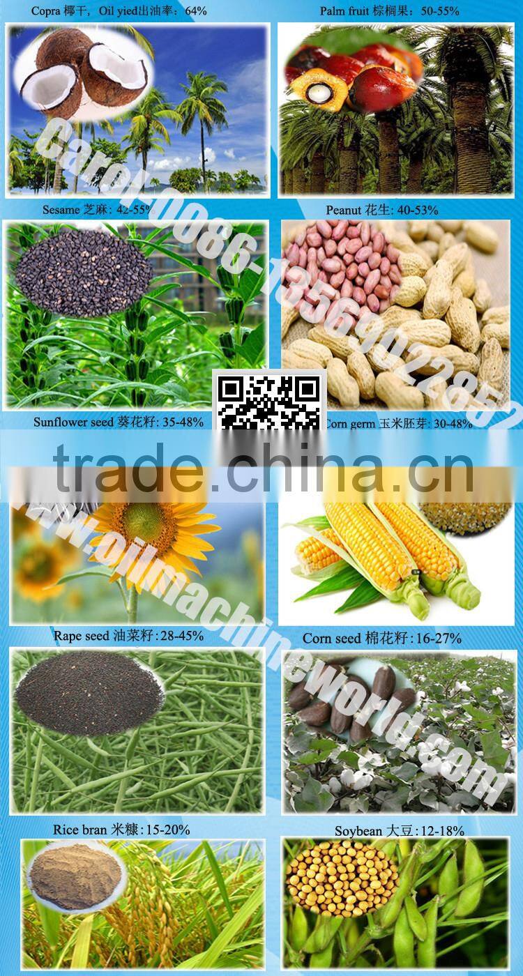 CE/SGS/BV approved rice bran oil/ soya bean oil press machine