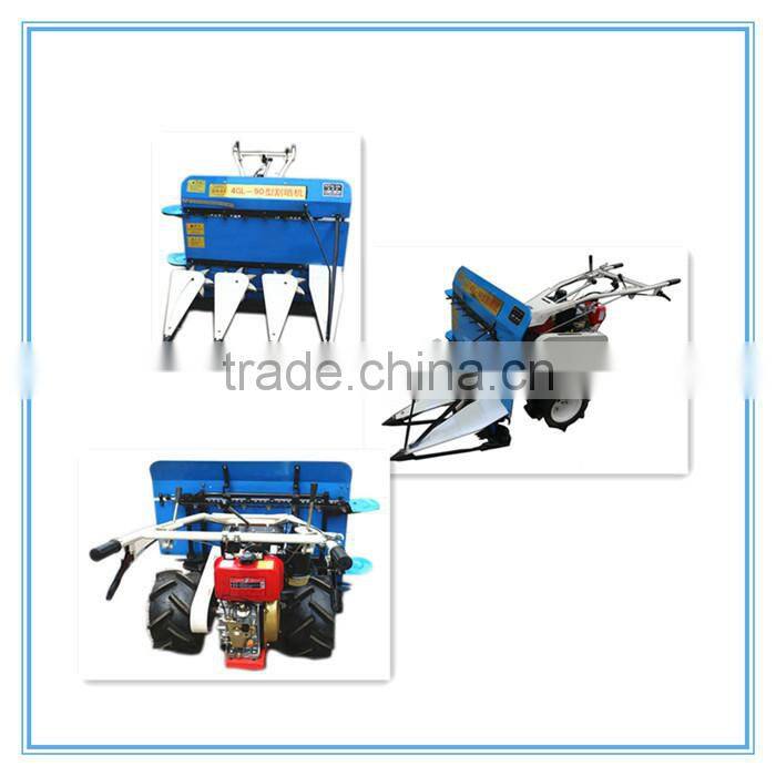 Manual Reaping With 90cm Paddy Rice Harvest Machine