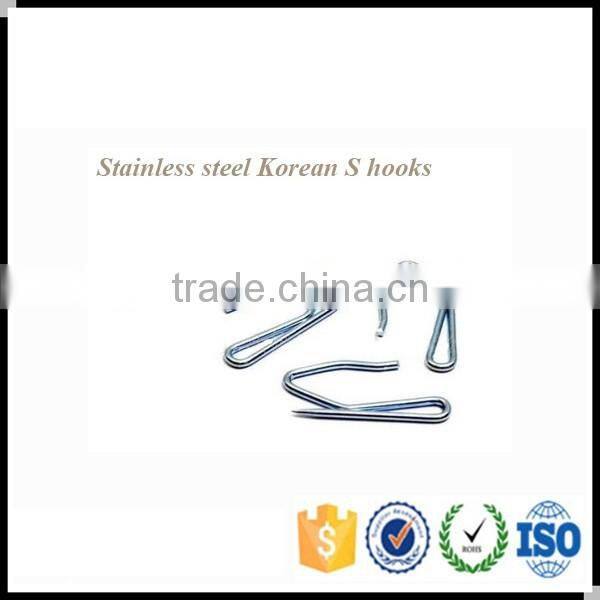 Custom difference size S shape hooks,metal S hooks ISO/SGS/TS16949 passed