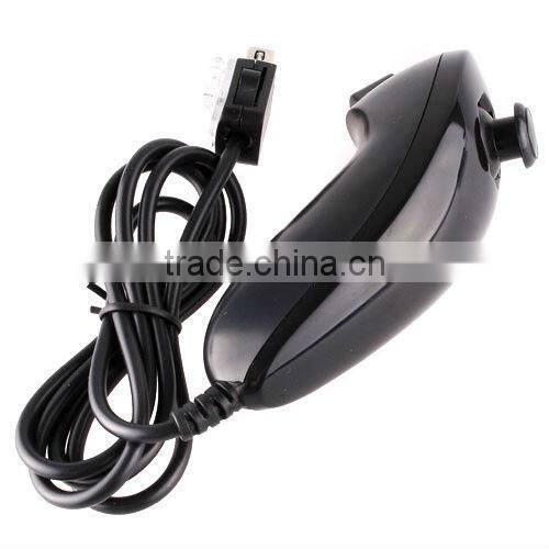 Black Remote + Nunchuck Controller Set + Case + Wrist For Nintendo Wii New