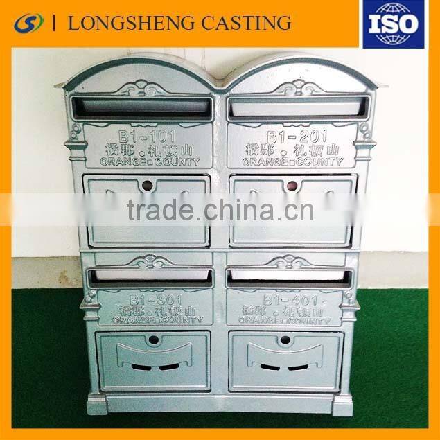 round free standing cast iron outdoor mailbox decorative mailbox
