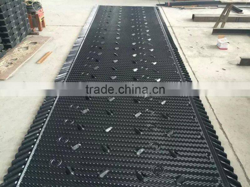 Inclination 5 Degree Cooling Tower Filling Material for Sale/ cooling tower packing media/PVC fill