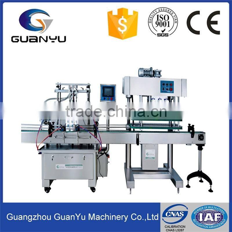 good quality automatic small PET bottle filling machine and capping machine