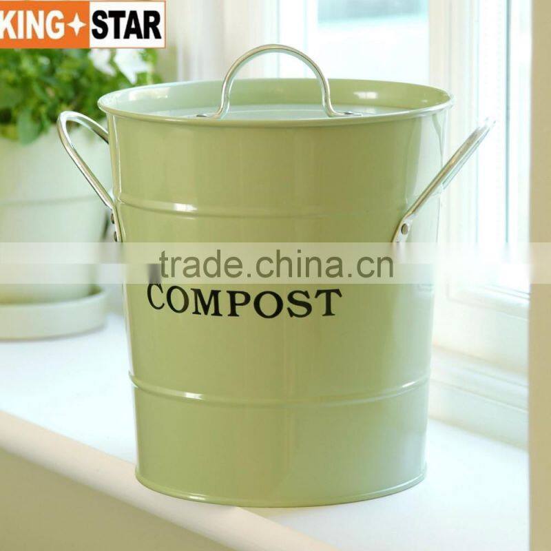 3 litre Sage Compost Pail