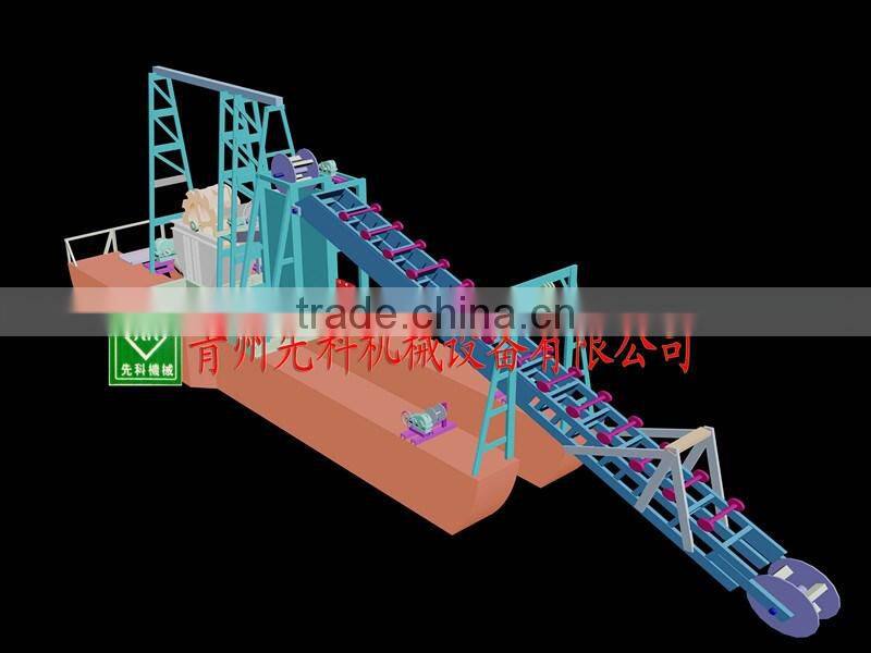 sand bucket chain dredger XIANKE200-20