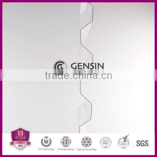 0.8mm Polycarbonate Corrugated Roofing,Polycarbonate Corruaged Sheet,PC Corrugated Skylight UV Protector