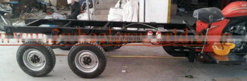 China 2014 new design load 3 ton cargo tricycle with seven big wheels for adults/ five wheel cargo tricycle