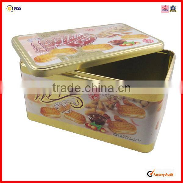manufacture rectangle metal decorative candy boxes