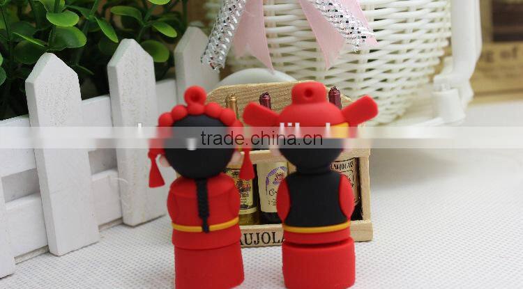 creative pvc usb flash drive shell