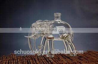 annimal shaped decorative crystal bottle for liquor