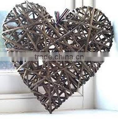 Wholesale wicker hearts for festival decoration