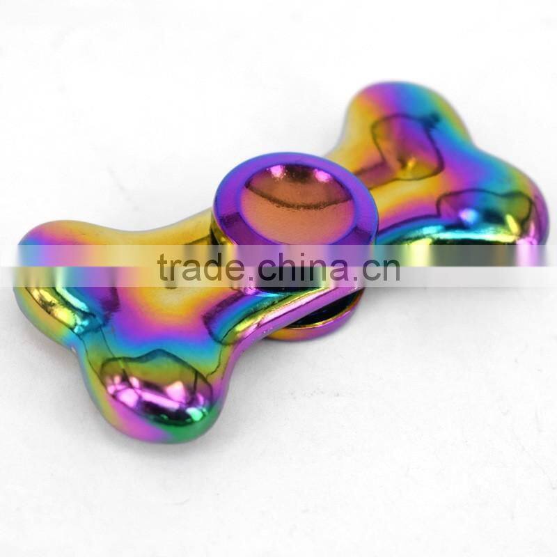 Colorful Rainbow Spinner, copper hand spinner toys wholesale