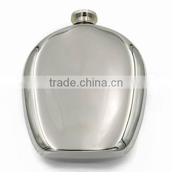 Stainless steel hip flasks laser welding mirror demon wine bottle 6 oz
