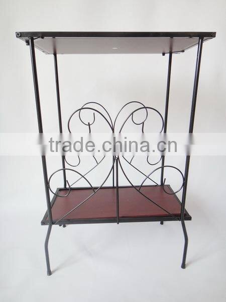 2 tier Metal Occasional Decorative magazine table or sofa side table