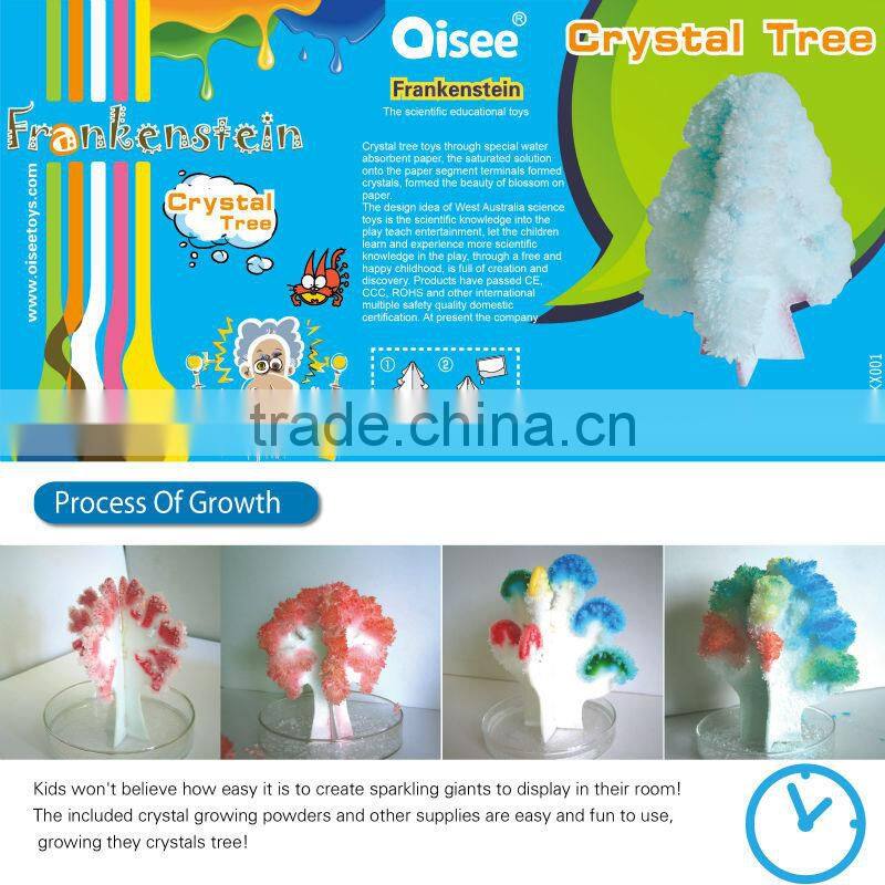 DIY crystal growing science kit-Cherry Blossom Magic Crystal Tree for Kids Playing