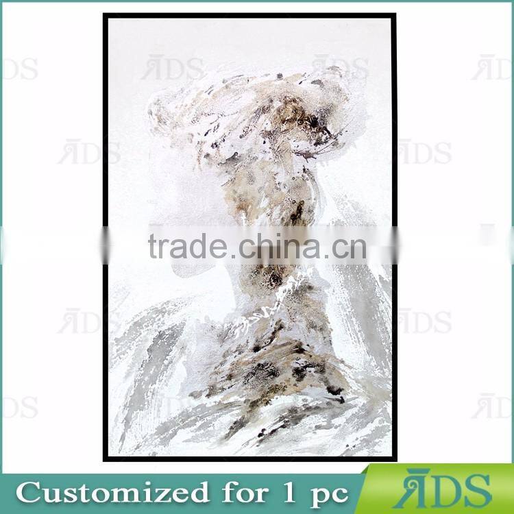 Handmade Modern Contemporary Art Abstract Woman Oil Painting