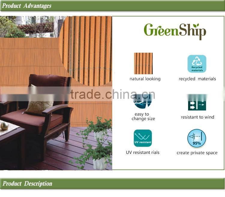 Decorative Garden Plastic Fence from Greenship/10 years lifetime/UV protection/ eco-friendly