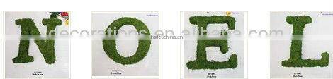 moss monogram letters for wedding