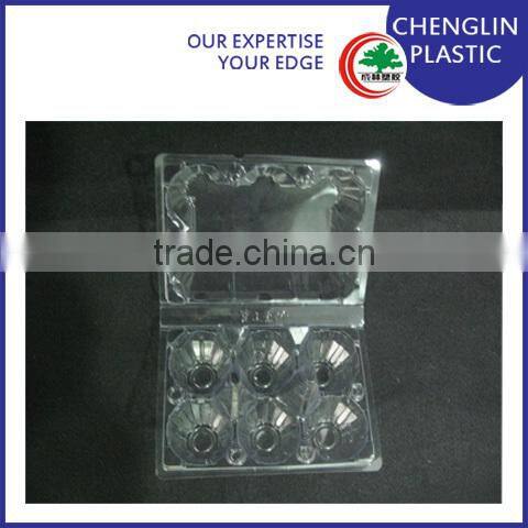 blister clear plastic egg shape container