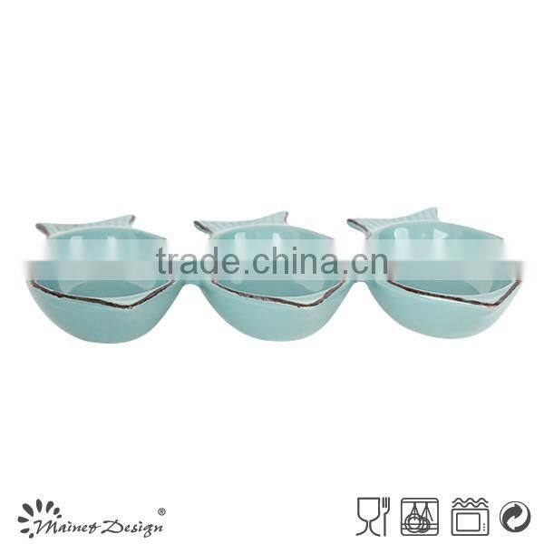 Fish Shape Ceramic Soy Sauce Dish