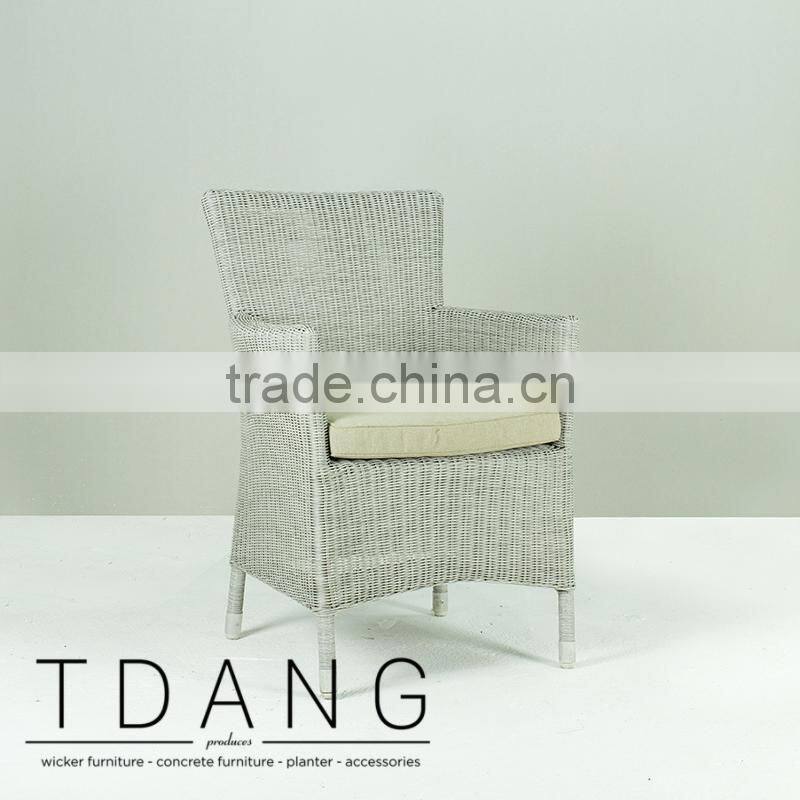 Pasadena Wicker Chair (Grey) - Dining Wicker Furniture Chair