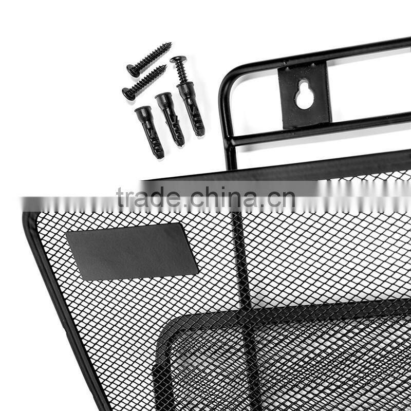 2017 Wholesale 4-Pocket Hanging Wall File Organizer, Folder Holder + Mounting Hardware + Labels