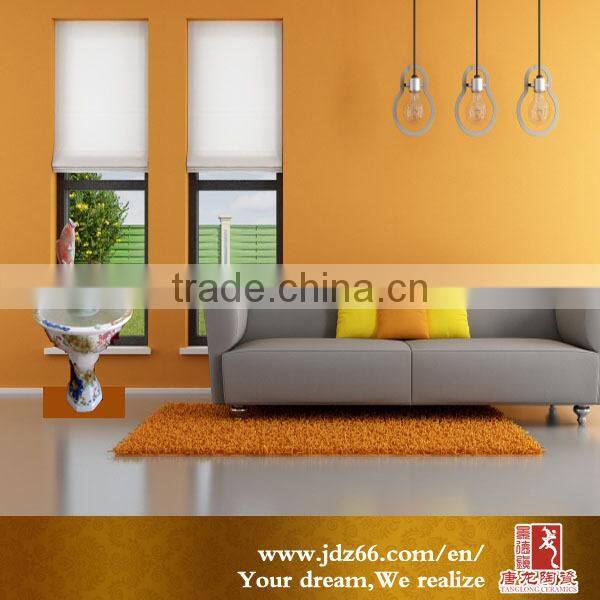 Blue and white porcelain excellent quality ceramic waterfalls for homes humidifier for best sale